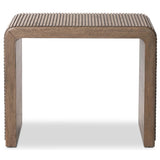 Leo End Table, Rustic Grey