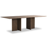 Leo Rectangular Dining Table, Rustic Grey