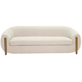 Lina Sofa, Cream-Furniture - Sofas-High Fashion Home