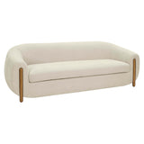 Lina Sofa, Cream-Furniture - Sofas-High Fashion Home