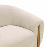 Lina Sofa, Cream-Furniture - Sofas-High Fashion Home