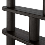 Luciana Bookcase, Ebony Oak