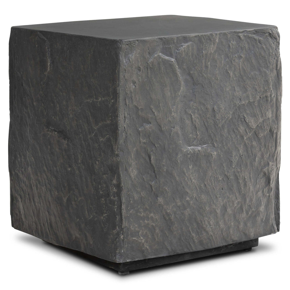 Lucius End Table, Black-Furniture - Accent Tables-High Fashion Home