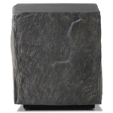 Lucius End Table, Black-Furniture - Accent Tables-High Fashion Home