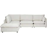 Luke Sectional, Dalton Cream-Furniture - Sofas-High Fashion Home