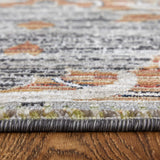 Feizy Rug Melrose 39P2F, Gray/Rust-Rugs1-High Fashion Home