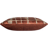 Mila Abstract Pillow, Rust/Gold-Accessories-High Fashion Home