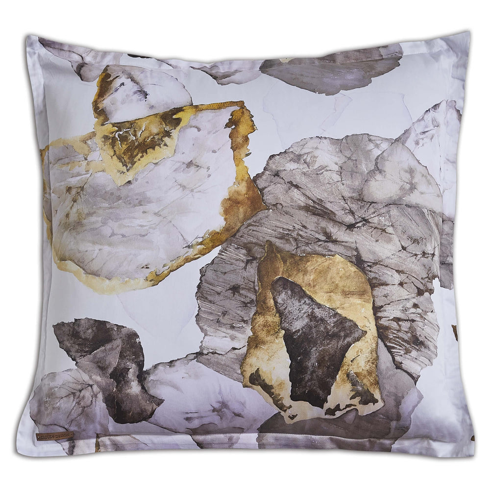 Mori Euro Sham, Ivory Modern Abstract-Accessories-High Fashion Home