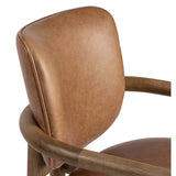 Madeira Leather Dining Chair, Chaps Saddle, Set of 2-Furniture - Dining-High Fashion Home