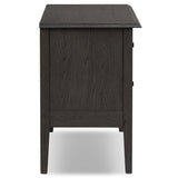 Maggie Nightstand, Smoked Black-Furniture - Bedroom-High Fashion Home