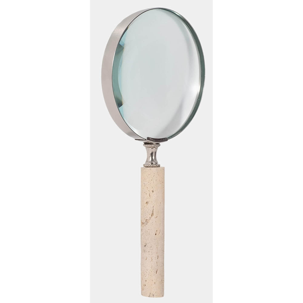 Magnifying Glass, Tan-Accessories-High Fashion Home