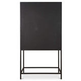 Mako Bar Cabinet, Black-Furniture - Storage-High Fashion Home