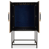 Mako Bar Cabinet, Black-Furniture - Storage-High Fashion Home