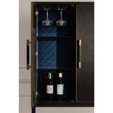 Mako Bar Cabinet, Black-Furniture - Storage-High Fashion Home