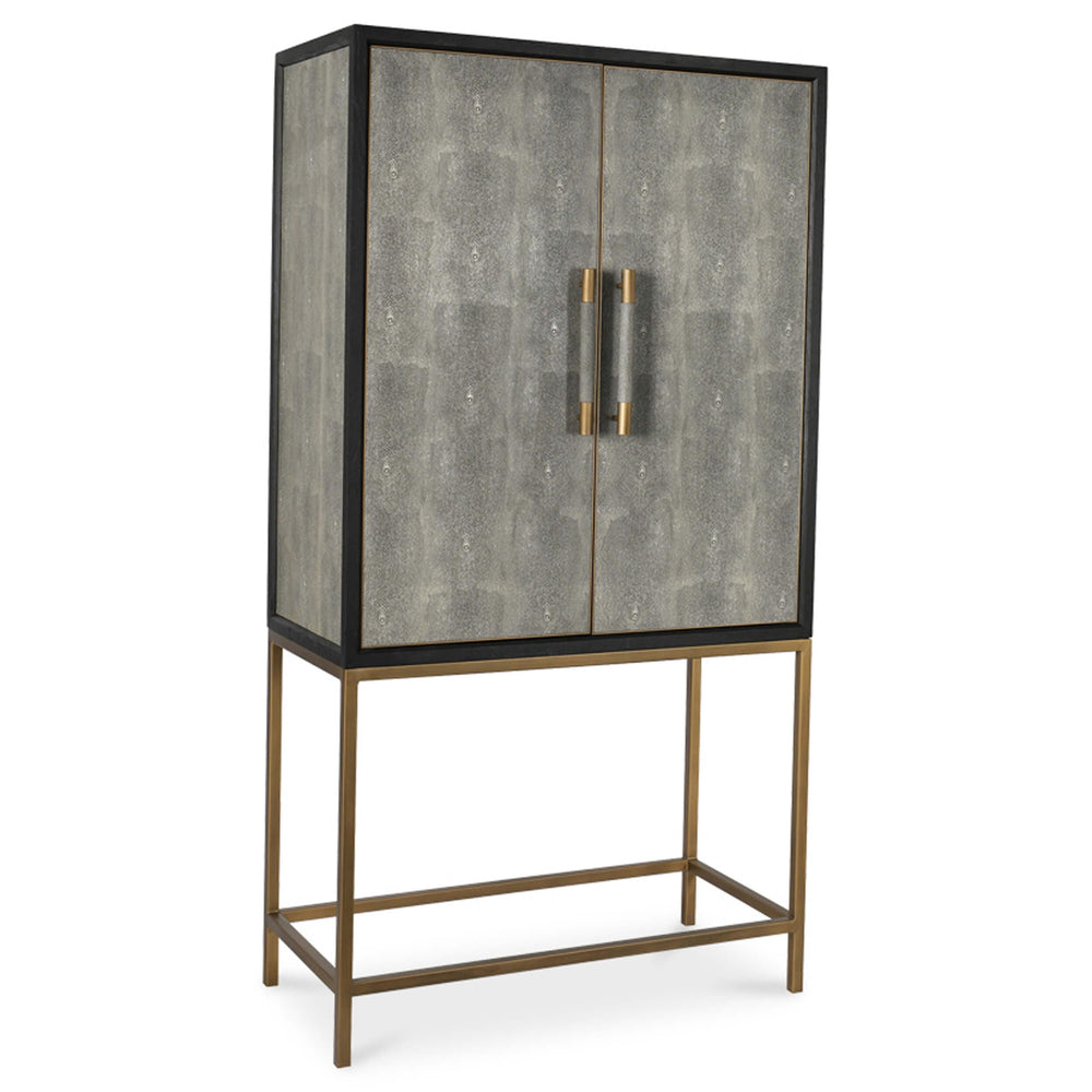 Mako Bar Cabinet, Grey-Furniture - Storage-High Fashion Home