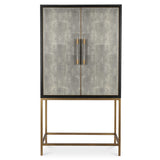 Mako Bar Cabinet, Grey-Furniture - Storage-High Fashion Home