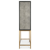 Mako Bar Cabinet, Grey-Furniture - Storage-High Fashion Home