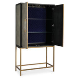 Mako Bar Cabinet, Grey-Furniture - Storage-High Fashion Home