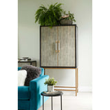 Mako Bar Cabinet, Grey-Furniture - Storage-High Fashion Home