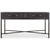 Mako Console Table, Black-Furniture - Accent Tables-High Fashion Home