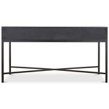 Mako Console Table, Black-Furniture - Accent Tables-High Fashion Home