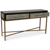 Mako Console Table, Grey-Furniture - Accent Tables-High Fashion Home