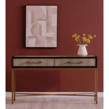 Mako Console Table, Grey-Furniture - Accent Tables-High Fashion Home