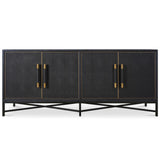 Mako Small Sideboard, Black-Furniture - Storage-High Fashion Home