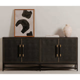 Mako Small Sideboard, Black-Furniture - Storage-High Fashion Home