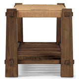 Malin Accent Bench, Natural-Furniture - Benches-High Fashion Home