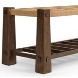 Malin Accent Bench, Natural-Furniture - Benches-High Fashion Home