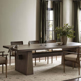 Malmo Dining Table, Aged Natural Oak-Furniture - Dining-High Fashion Home