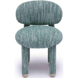 Manu Side Chair, Teal-Furniture - Dining-High Fashion Home