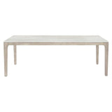 Marbella Outdoor Dining Table, White Shell-Furniture - Outdoor-High Fashion Home