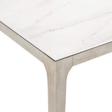 Marbella Outdoor Dining Table, White Shell-Furniture - Outdoor-High Fashion Home