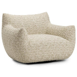 Margot Swivel Chair, Solema Cream-Furniture - Chairs-High Fashion Home