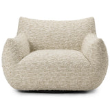 Margot Swivel Chair, Solema Cream-Furniture - Chairs-High Fashion Home