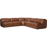 Mario Power Motion Sectional, Oregon Saddle-Furniture - Sofas-High Fashion Home