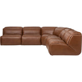 Mario Power Motion Sectional, Oregon Saddle-Furniture - Sofas-High Fashion Home