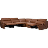 Mario Power Motion Sectional, Oregon Saddle-Furniture - Sofas-High Fashion Home