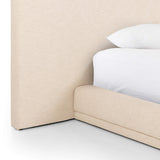 Martina Extra Wide Bed, Bergamo Parchment