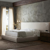 Martina Extra Wide Bed, Bergamo Parchment