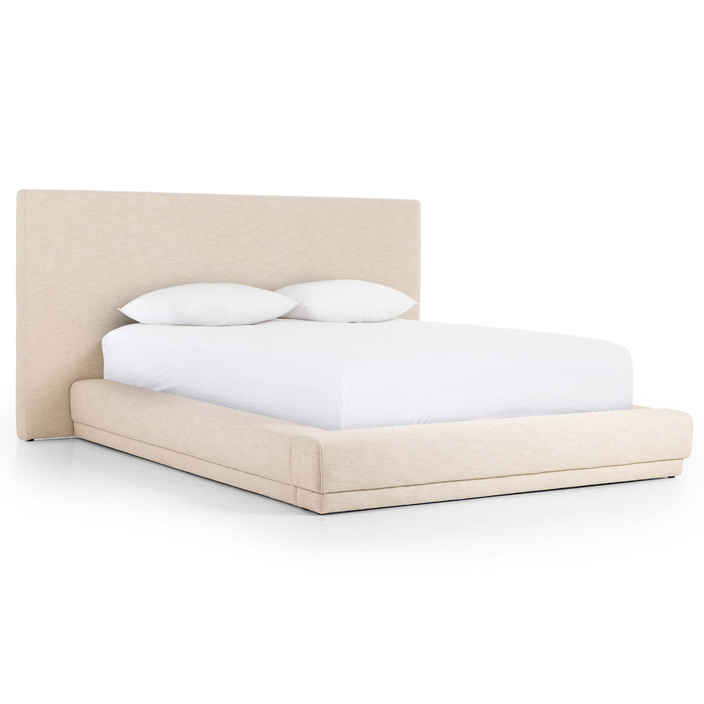 Martina Wide Bed, Bergamo Parchment