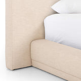 Martina Wide Bed, Bergamo Parchment