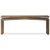 Matthes Console Table, Rustic Grey-Furniture - Accent Tables-High Fashion Home