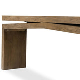 Matthes Console Table, Rustic Grey-Furniture - Accent Tables-High Fashion Home