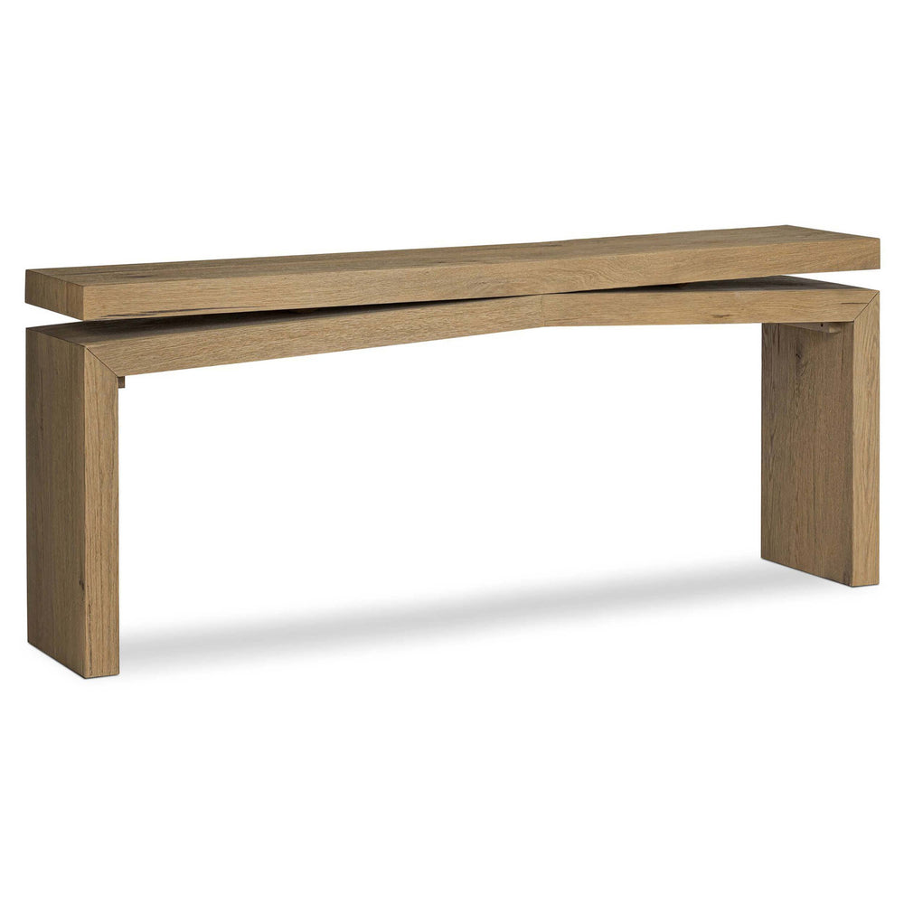 Matthes Console Table, Worn Oak