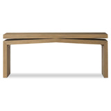 Matthes Console Table, Worn Oak