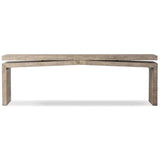 Matthes Large Console, Weathered Wheat-Furniture - Accent Tables-High Fashion Home