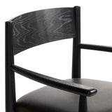 Mavery Arm Chair, Sierra Espresso-Furniture - Dining-High Fashion Home